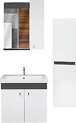 Karen New Bahar Boy Dolaplı 60 cm Banyo Seti