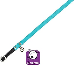 Karlie 30 cm Süet Turkuaz Kedi Tasması