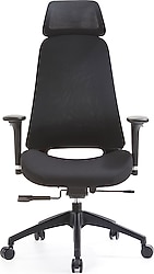 Karr Office Lizbon Ergonomik Siyah Çalışma Koltuğu