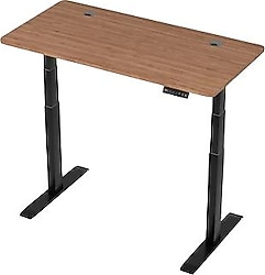 Karr Office O-Flex Duo 120x60 cm Çift Motorlu Elektrikli Bambu Yükseklik Ayarlı Çalışma Masası