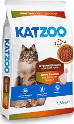 Katzoo Gurme Tavuklu 1.5 kg Yetişkin Kedi Maması
