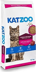 Katzoo Kuzu Etli ve Pirinçli 15 kg Yetişkin Kedi Maması