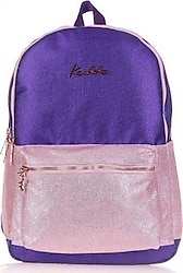 Kaukko K1578 Amazing Simli Mor Okul Sırt Çantası