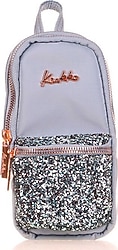 Kaukko Bright Taşlı Junior Bag Gri Kalemlik