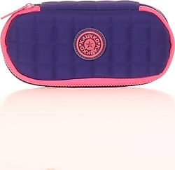 Kaukko K2624 Quilted Navy Blue Özel Bölmeli Kalemlik