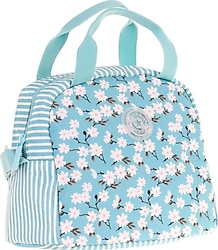 Kaukko K9071 Soft Floral Blue Beslenme Çantası