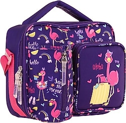 Kaukko Kids L7223 Leather Flamingo Beslenme Çantası