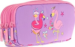 Kaukko Kids L8240 Plush Flamingo 3 Bölmeli Kalemlik