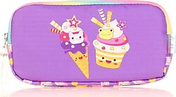 Kaukko L8141 Simli Nakışlı Ice Cream 3 Bölmeli Kalemlik