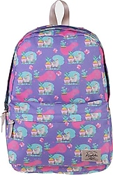 Kaukko K1311 Nature Mor Lama Okul Sırt Çantası