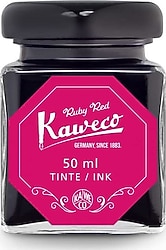Kaweco 50 ml Kırmızı Şişe Mürekkep