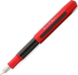 Kaweco Ac Sport Siyah-Kırmızı M Uç Dolma Kalem