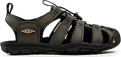 Keen Clearwater CNX Deri 1013107 Gri Erkek Sandalet