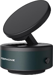 Keephone CR107 Gri MagSafe Vantuzlu Manyetik Araç Telefon Tutucu