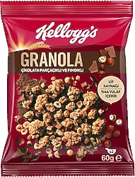 Kellogg's Çikolata Parçalı ve Fındıklı Granola 60 gr