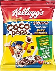 Kellogg's Coco Pops Çokotop 40 gr Kahvaltılık Gevrek