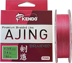 Kendo Ajing Premium 150 m 0.065 mm 3.6 kg Pink İp Misina
