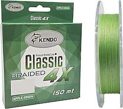 Kendo Classic 4X 150 m 0.14 mm 6.4 kg Apple Green İp Misina