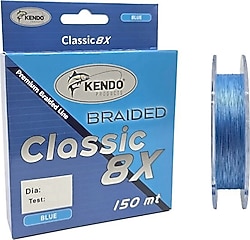 Kendo Classic 8X 150 m 0.10 mm 5.5 kg Blue İp Misina