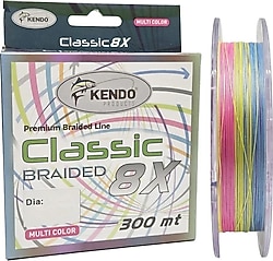 Kendo Classic 8X 300 m 0.20 mm 12 kg Multicolor İp Misina