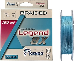 Kendo Legend 8X 150 m 0.08 mm 4.2 kg Ice Blue İp Misina