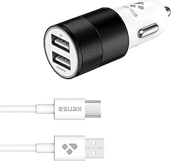 Kensa KA-52 12 W Type-C kablolu Hızlı Araç Şarj Aleti Fiyatları