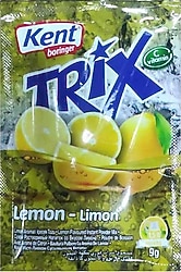 Kent Boringer Trix Limon Aromalı Toz İçecek 9 gr
