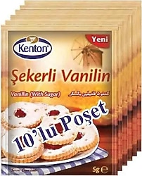 Kenton 5 gr 10'lu Paket Şekerli Vanilin