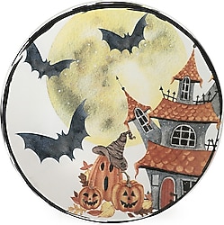 Keramika Halloween Moon 19947 26 cm Servis Tabağı