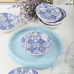 Keramika 17926 Blue 13 cm 6 Adet Çerezlik Sosluk