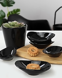 Keramika Dalga 12 cm 6'lı Çerezlik Sosluk