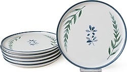 Keramika Daphne Nordic 22 cm 6'lı Pasta Tabağı