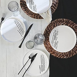 Keramika Dream & Cherrs Nordic 22 cm 4'lü Pasta Tabağı