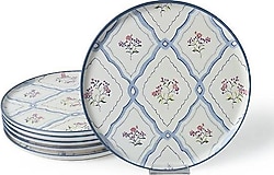 Keramika Floral Waves Nordic 22668 28 cm 6'lı Servis Tabağı