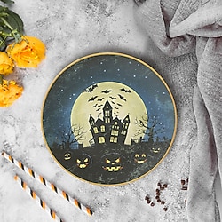 Keramika Halloween 22292 26 cm Servis Tabağı