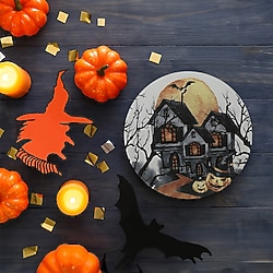 Keramika Halloween Blue Castle 19952 26 cm Servis Tabağı