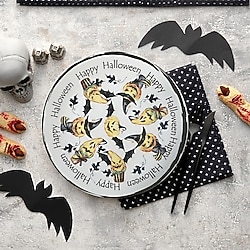 Keramika Halloween Happy 2 19946 26 cm Servis Tabağı