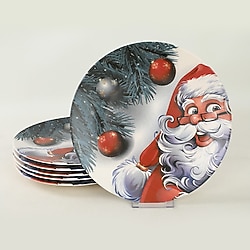 Keramika 17980 Happy Santa 26 cm Servis Tabağı
