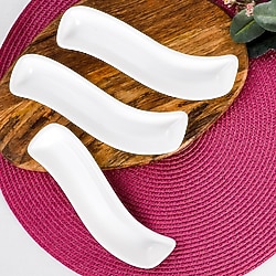 Keramika Ivory Mat 3 Adet Zeytinlik Beyaz