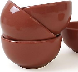 Keramika Kızıl Kahve Bulut 607 8 cm Mini Çerezlik Sosluk