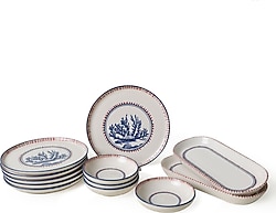Keramika Marine Wonders 12 Parça 6 Kişilik Kahvaltı Takımı