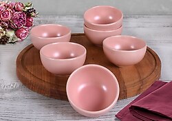 Keramika Bulut Mat 8 cm 6 Adet Çerezlik Sosluk