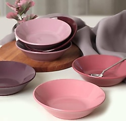 Keramika Mixed Hitit 18 cm 6'lı Yemek Tabağı 451/572