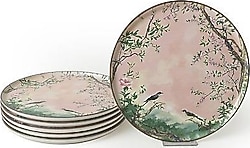 Keramika Pink Woods Nordic 28 cm 6'lı Servis Tabağı