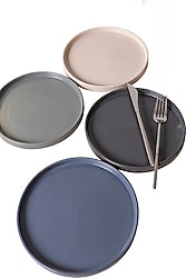 Keramika River Stackable 324-399-627-950 21 cm 4'lü Pasta Tabağı