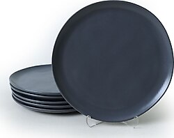 Keramika Sardes 22 cm 6'lı Seramik Pasta Tabağı