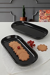 Keramika Noyan 26 cm 2 Adet Kayık Tabak