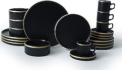 Keramika Stackable Mat 20 Parça 4 Kişilik Yemek Takımı