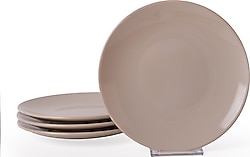 Keramika Taupe Ege 20 cm 4'lü Pasta Tabağı
