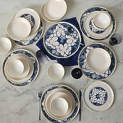 Keramika 18584 Splash 24 Parça 6 Kişilik Oval Yemek Takımı